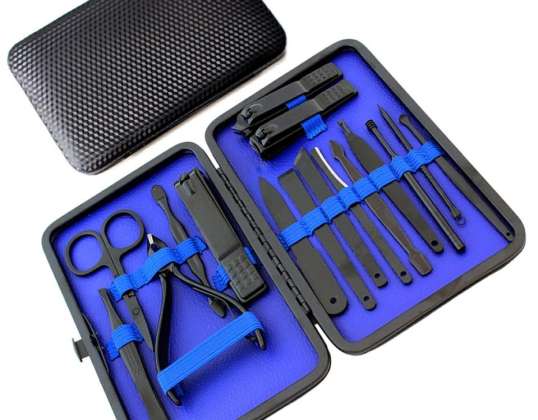 AG603D Set de manucure bleu
