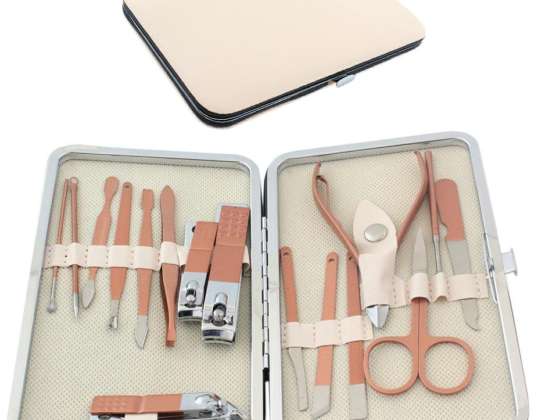 AG603G Ensemble de manucure doré rose