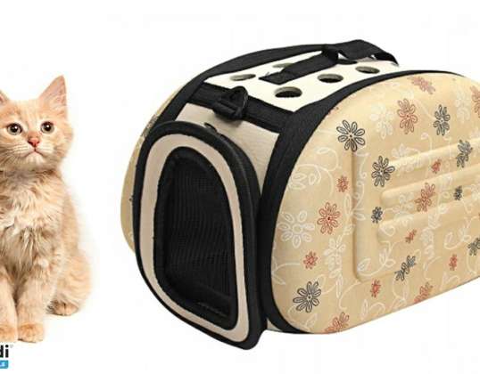 AG644T Transporteur chat beige l