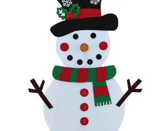 AG712C Bonhomme de neige en feutre DIY