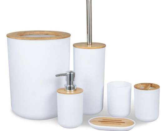 AG740A Juego de baño 6 piezas blanco