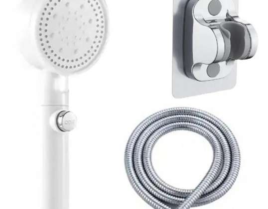 AG894C Kit de douche blanc 3 pièces.