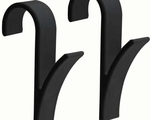AG928A Gancio per radiatore bagno nero