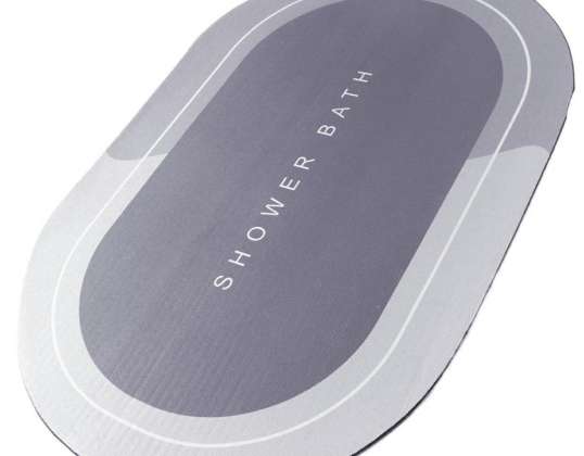 AG946 Tapis de bain à séchage rapide gris