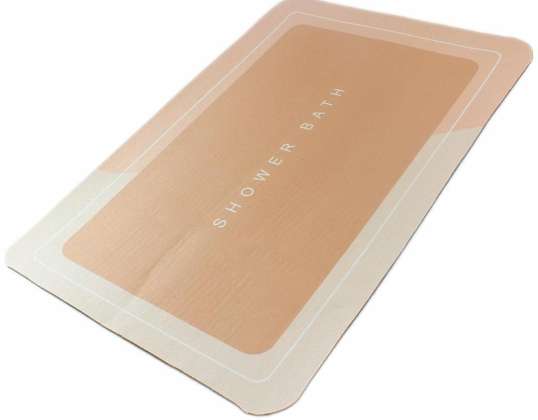 AG947A Schnell trocknende Badezimmermatte braun