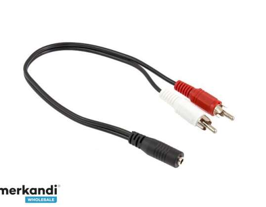 AK267 JACK 3.5 auf 2 RCA Adapter