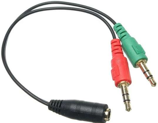AK268A Adaptador de cable mini jack auriculares