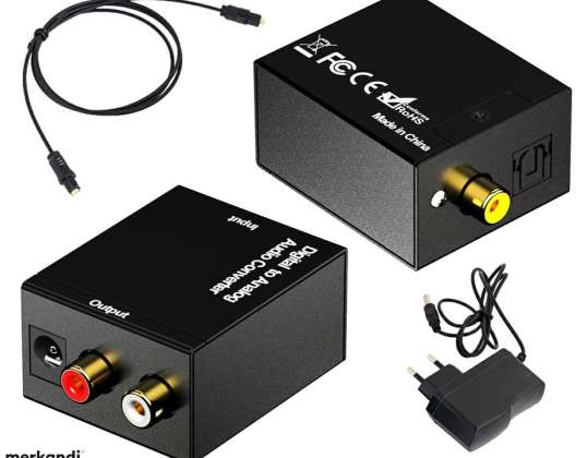 AK319 Audio konwerter spdif   kabel opt