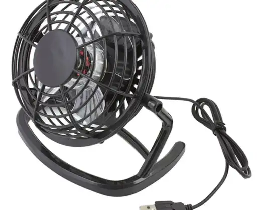 AK35C Стоящ вентилатор за usb черен