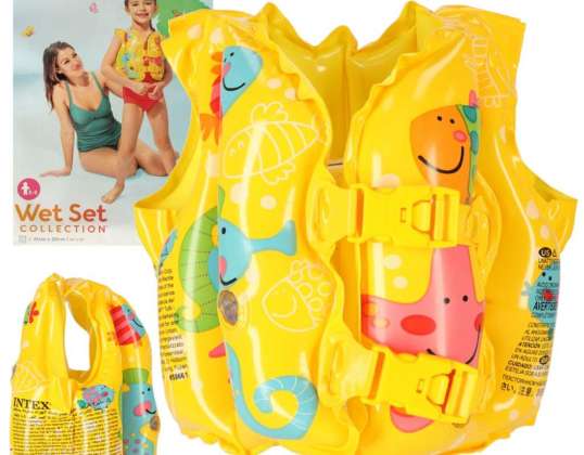 INTEX 59661 Gilet de sauvetage gonflable pour enfant 3 5 ans 18 23kg
