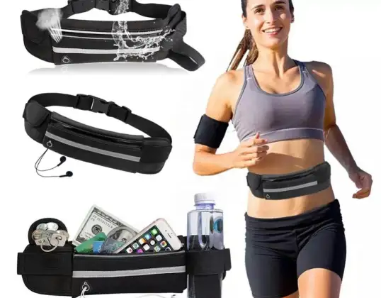 BQ12C Running Belt Waist Bag black