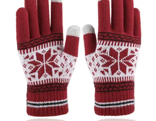 BQ19B Guantes táctiles estrella roja
