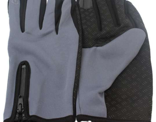 BQ19M Gants de sport XL tactile gris