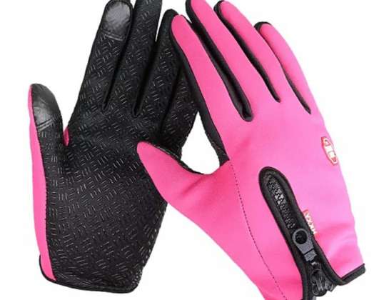 BQ19N Guantes deportivos m táctil rosa