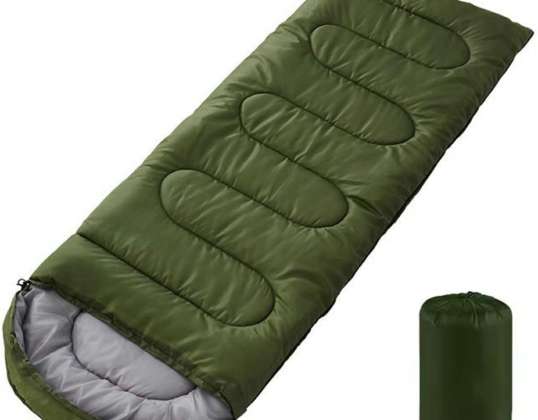 BQ26F Green Mummy Sleeping Bag