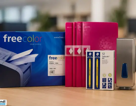 Hama, Exacompta, Wecare, Prime Printing u.a. Büroartikel, Druckerzubehör, Ordner, Schreibwaren, Großhandel Restposten