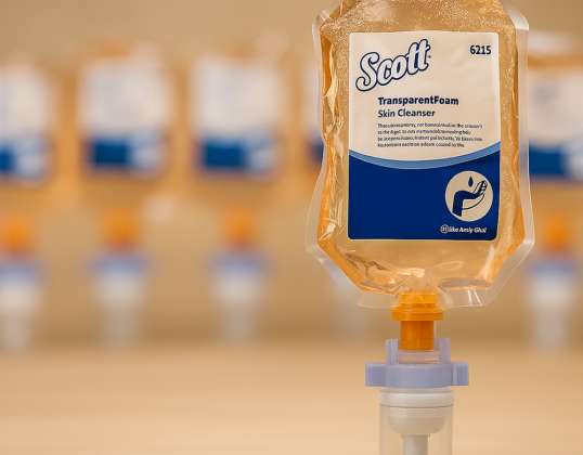 432 tk Scott Essential Foam kätepuhastusvahend 200ml, seep, täitepakk, käteseep, hulgimüük kliirens