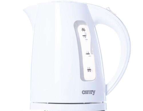 CR 1255 weißer Kunststoffwasserkocher 1,7 l