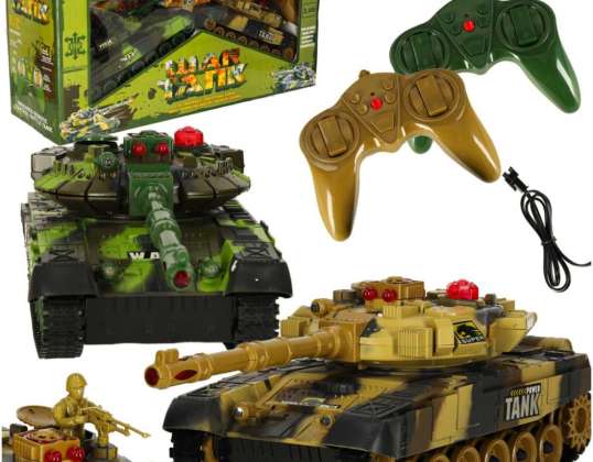 RC Remote Control Tanks War Tank 9993 2 4GHz Set of 2