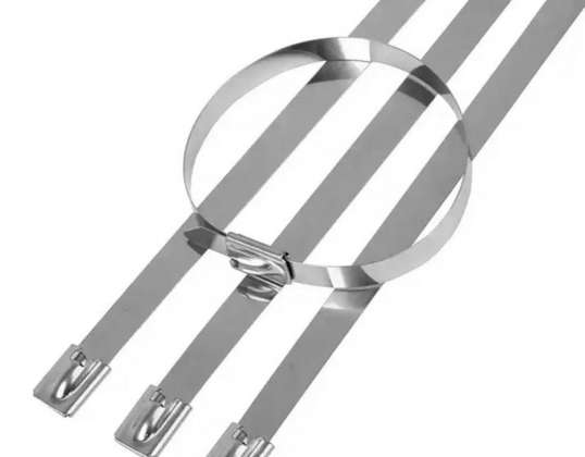 DA128 Steel Cable Tie 100 pcs