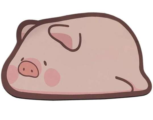 DA163 Schnell trocknender Badezimmerteppich Schwein