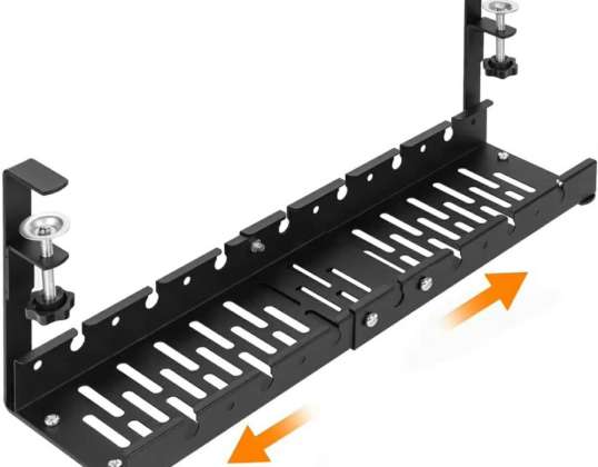 DA263B Cable Organizer Under Desk Tabletop