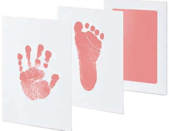 DA83B Non-marking foot handle print 10x15.3 cm pink