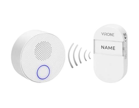 Sonnette sans fil SONUS AC bouton réseau sans batterie système d'apprentissage 38 sons 100m