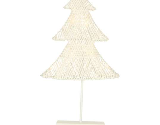 Julepynt stående juletre 39cm 10LED varm gul batteridrevet