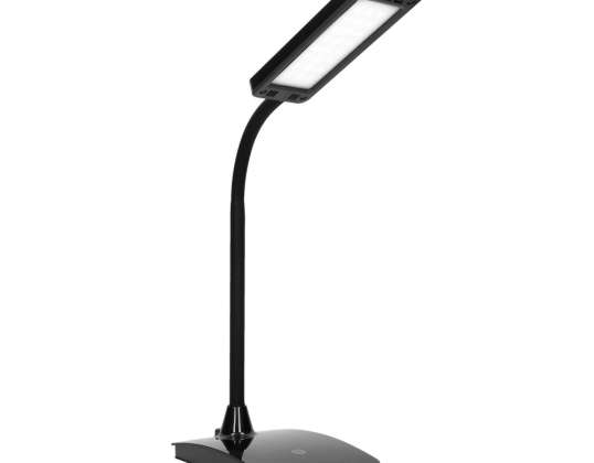 AMET LED DIM 6W. Schreibtischlampe. 360lm. 3000K. schwarz. Dimmfunktion