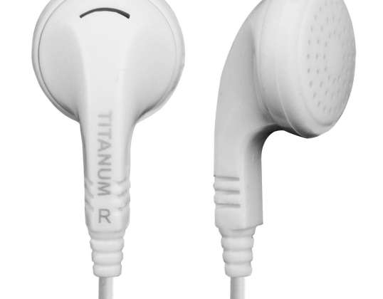 TH108W Écouteurs intra-auriculaires blancs Titanum