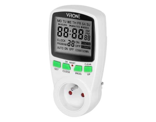 Elektroninis laikmatis su LCD ekranu
