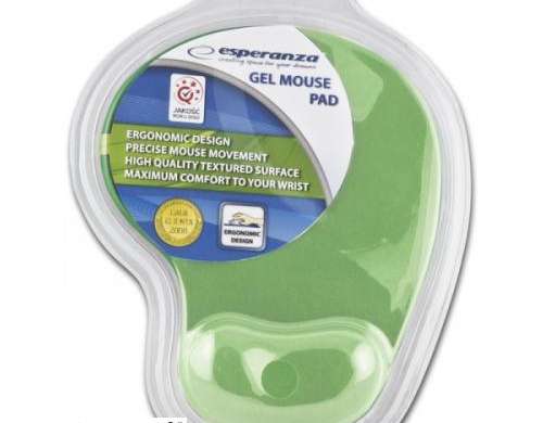 EA137G Tapis de souris en gel vert Esperanza