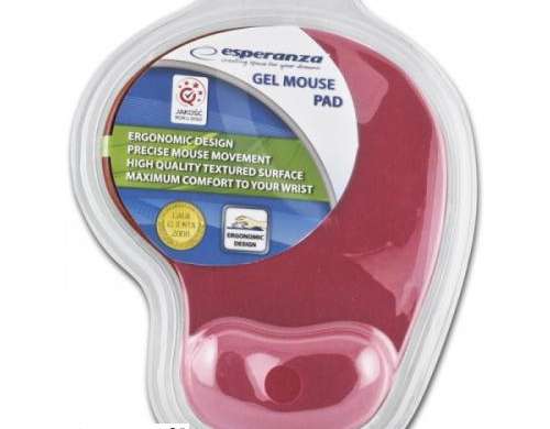 EA137R Tapis de souris en gel rouge Esperanza