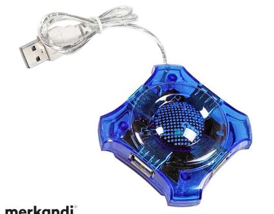 EA150B Esperanza hub USB 2.0 4x USB steaua albastră