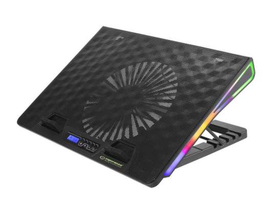 EGC101 Esperanza køleplade gaming til bærbar med LED RGB Alize