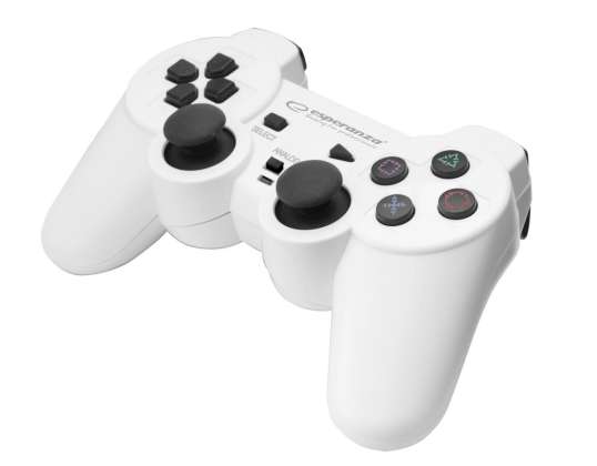 EGG107W Gamepad PC/PS3 USB Trooper beyaz-siyah Esperanza