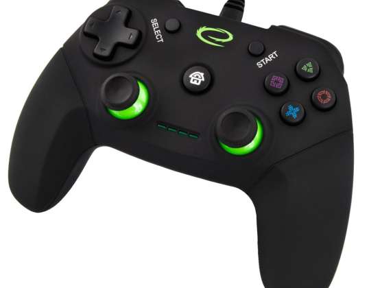 EGG110K Esperanza herní ovladač PC/PS3 USB Vanquisher