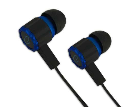 EGH201B Esperanza in-ear hörlurar med mikrofon gaming viper svart-blå