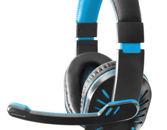 Gaming hodetelefoner EGH330B Esperanza med mikrofon Crow blå