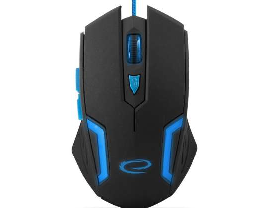 EGM205B Oyuncular için Kablolu 6D Optik USB MX205 Fighter MAVİ