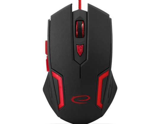 EGM205R MX205 Fighter 6D Souris de jeu filaire USB optique rouge