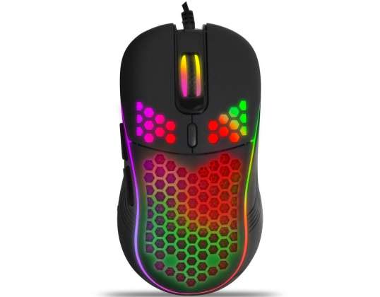 EGM305 Esperanza wired gaming mouse LED RGB 6D optical USB Anteros