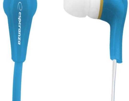 EH146B Вкладные наушники Lollipop синие Esperanza