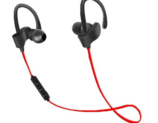 EH188R Esperanza Sportliche Bluetooth In-Ear Kopfhörer Schwarz Rot