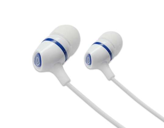 EH191WB Esperanza auriculares intraurales con micrófono eh191 blanco-azul