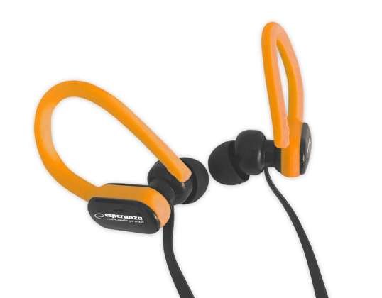 EH197KO Esperanza écouteurs intra-auriculaires avec microphone eh197 noir-orange