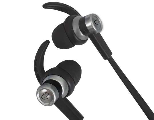EH201KS Esperanza écouteurs intra-auriculaires avec microphone et contrôle du volume eh201 noir argenté
