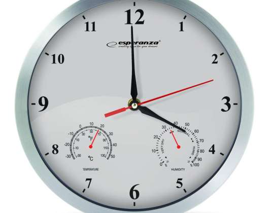 EHC008W Esperanza wall clock Washington white