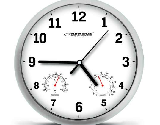 EHC016W Reloj de pared Lyon blanco